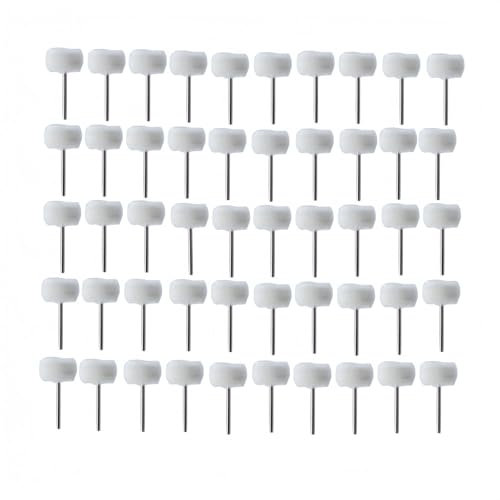 HDUNGM Mini levigatrice abrasiva Disco abrasivo Feltro 2,35/3 mm Gambo Ruote lucidanti Spazzola for lucidatura Metallo Trapano utensile Rotante Accessori