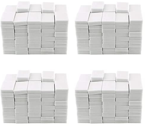 GREOHNMPAW Magic Cleaning Sponges Eraser, Household Sponge Eraser Cleaner Foam Cleaning for Kitchen, Furniture, Car (200 Pack)