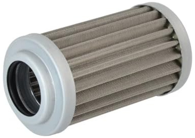 Kraftstofffilter Edelstahl Benzinfilter 100 Mikron AUSWASCHBAR für Diesel Benzin Ethanol / E85 kompatibel für verschiedene Fahrzeugmodelle 1012021