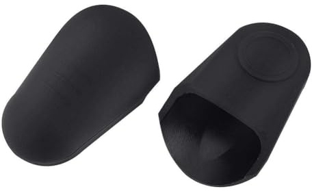 2 piezas de boquilla para clarinete saxofón protección de goma Saxofón Accesorios (Negro)