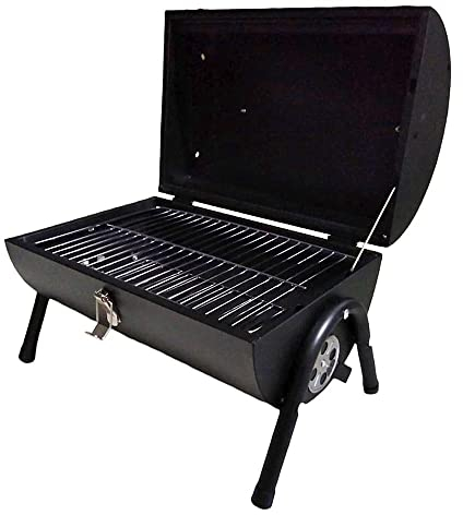 FAST WORLD SHOPPING ® Barbecue Da Tavolo Grill In Acciaio Inox Brace Da Giardino Carbonella Pic Nic Bruciatore Carbone