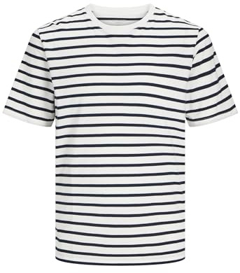 JACK & JONES Mens Basic T Ss O Neck | Standard fit, plain, short sleeve, casual, at max. Wash at 40°C