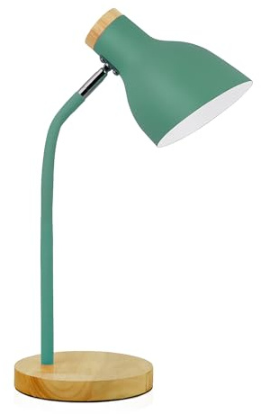 himmel Schreibtischlampe,Einstellbare Metall Tischlampe,Kinder Tischlampe für Schlafzimmer,Wohnzimmer E27Socket Lesen neben Lampe (grün)