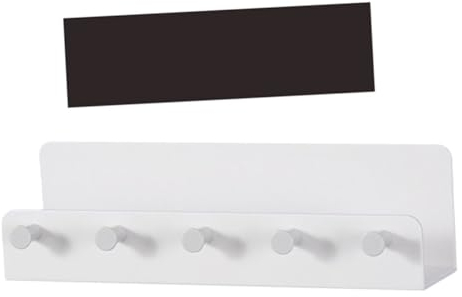 Amosfun Magnetischer Kühlschrankregalhalter Aufbewahrungssystem Mit Haken Für Küche Und Bad Organisches Regal Für Dosen Und Gewürze Einfache Montage Durch Magnetismus Robuste Materialien f