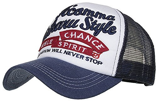 Fall Guy cap cap Moda Ricamo Baseball Donna Cappello Ombra Regolabile Mesh cap Applique Uomo Baseball cap Cappellino da Baseball cap Uomo Melange, Blu Marino, Taglia Unica