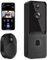 SUNNYJANE Smart Video Doorbell Camera Wireless, AI Human Detection and Instant Alerts, Night Vision, 2-Way Audio, Battery Powered, Cloud Storage, 2.4G WiFi, Home Security System