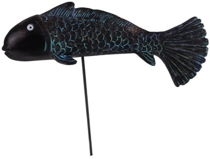PAMINGONO Realistische Fisch Stake Decor Garten Fisch Ornament Für Hof Outdoor Home Decor