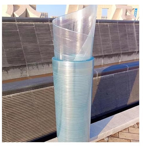 bujnie Gewächshausplatten Kunststoffplatte 0.8mm UV-Schutz Dachplatten Aus Polycarbonat, für Garten, Balkon, Anpassbar (1x10m/3.28x32.8ft)