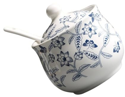 Cabilock Tarro De Cerámica Para Condimentos Recipiente Para Sal y Especias De Cocina Resistente Altas Temperaturas Superficie Lisa y Fácil De Limpiar Elegante y Seguro Para Almacenamiento