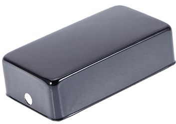 Humbucker Tonabnehmerabdeckung für 50/52 Mm Gp303p Schwarze Kupfer | Versiegelte Ausführung ohne Polbohrungen, Leichtes Zubehör für Pickup und E-gitarre, Schwarz