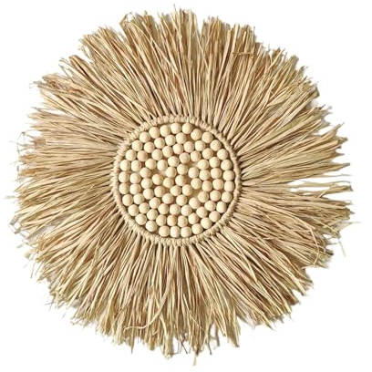 Nixiara Bast Ward Posas - 40 Cm/15.75 Inch Boho Decorative Art Wall Hanglars - Ornament For Home Bedroom Living Room