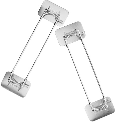 ABOOFAN 2piezas Varilla De Almacenamiento De Acero Inoxidable para Baño De Caravana Barra Ajustable Organizador De Ducha para RV y Remolques