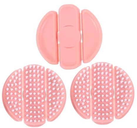 Hemobllo 3pièces Brosse De Nettoyage Cuisine Plastique pour Légumes Fruits Et Pots Lot de Brosses Récurantes Légères Et Efficaces