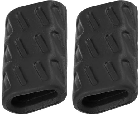 eMagTech 2 Stück Motorrad-Schalthebel-Hinterradbremshebel-Fußpads aus Schwarzem Gummi 76410112A Kompatibel mit Ducati 848 916 998