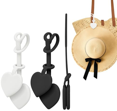 Vesavifaka 2 Stück Magnetische Hut Clips für Reisen an Taschen, Starke Magnetische Hut Halterung & Clip, Sichere Hut Halter für Caps & Strandhüte, Hosenträger Clips, Urlaub Essentials Zubehör
