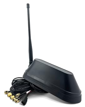 Shark Antena de Techo 8 en 1 (5G, 4G, WiFi, GPS, Dab+, Cable de 1 m), Color Negro