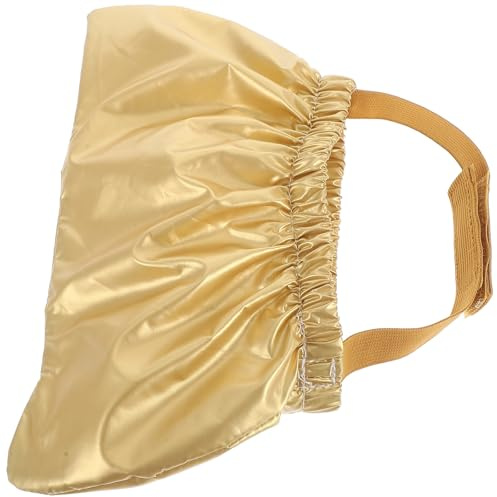 Homoyoyo Gorro de Ducha para Mascotas y Transpirable Color Dorado con Correa Ajustable para Baño y Protección de Orejas