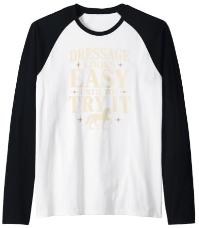 Dressage Diva Dressage Rider Dressage Queen Gift Raglan Baseball Tee