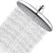 Drenky Duchas de Baño Alcachofa de Ducha Grande Redondo Ø220mm Booster Incorporado y Sistema de Ahorro de Agua 330 Orificios de Salida de Agua de Silicona 360 ° Ajustable Con Bola Giratoria