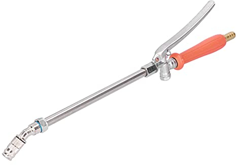 Lwuey Varilla de Lavado a Presión, Boquilla Manguera Alta Pistola Agua Lanza Chorro Hidráulico Pulverización Ajustable Mano Limpieza Riego Canalón Garaje Patio Extensible Ventanas Flexible Hogar