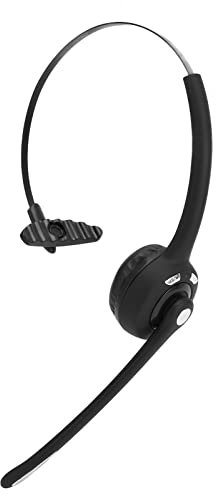 Trådlöst Bluetooth-headset, Mono-telefonheadset med Flexibel Vridbar Mikrofon, 11 Timmars Taltid, Komfortdesign Hela Dagen, Call Center-headset för Samtal Musik