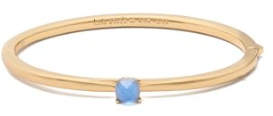 kate spade new york Hinged Bangle, Bracelet, PLATED METAL,CZ glass stone, No Gemstone