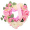 Cabilock 1Ensemble Deuil Artificielle Forme de Cœur Fleurs de Cimetière Réalistes Décoration Funéraire Significative Chic pour Cérémonies Mémoriales