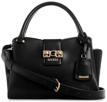 GUESS Handtasche Schultertasche Jane Satchel Black schwarz