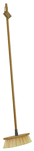 JVL 20-306 Bamboo Indoor Sweeping Brush Broom, Natural, 128cm