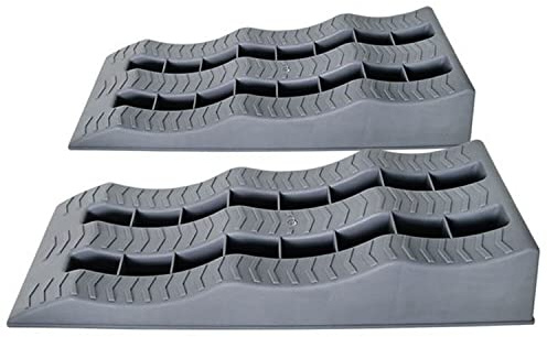 Gadgetking Motorhome Caravan Levelling Ramps Leveller Wheel Campervan Trailer Blocks RV Set Accces Van Lowered Car Vehicle 3 Part Tier Wheel Chocks Froli Wedge System Height Kerb