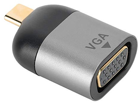 Adaptateur de Type C Mâle vers Vga DB15P Femelle, Convertisseur Vidéo de Tête D'adaptateur de Type C vers Vga, Mini-Adaptateur Vidéo de Type C Mâle vers Vga pour Windows/Android.