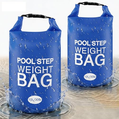 30Lb Pool Ladder Weights, 2PC Pool Step Stair Weight for Above Ground Pool