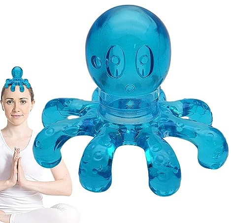 Masseur de cheveux cuir chevelu - Masseur de tête de poulpe portatif - Outil de massage de la tête, masseur portable du cuir chevelu, croissance des cheveux pour le corps, relaxation du stress Eastuy