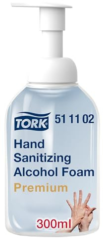 Tork Händedesinfektionsschaum, sanft zur Haut, 6 × 300 ml Desinfektionsmittel, 511102