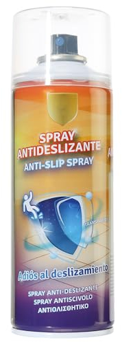 H HANSEL HOME Spray Antideslizante Transparente Multisuperficie - Ideal para Ducha, Bañera, Escaleras y Más, Acabado Texturizado para Seguridad Extra, 400ml, 1 unidad