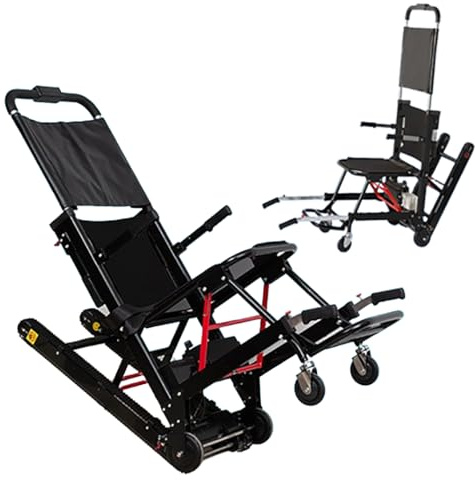 Mobiler Treppensteiger,Elektrischer Treppenlift Stuhl,rollstuhl faltbar leicht,sackkarre treppensteiger,elektrische rollstühle,treppensteiger rollstuhl black