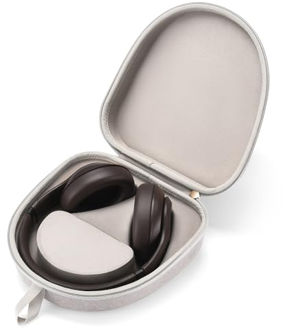 Hzycwgone Custodia da Viaggio Borsa per Beats Studio/Solo Cuffie, Grigio | Copertura Portatile da Viaggio Sacca con Fessura Magnetica per Studio Pro / Studio3 / Solo4 / Solo3 / Solo2/ Solo Pro Cavo