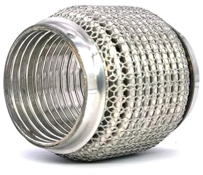 Auto Auspuffrohr 1PC Flex Rohr Auspuff Balg Rohr Flex Koppler Mit Mesh Interlock Flexible Faltenbalg Einlass 51 65 76mm Abgasrohr(60x100mm)