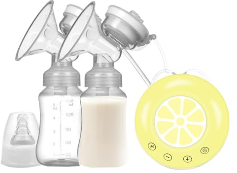 usefulbeauty Tiralatte elettrico, pompa per latte elettrica - Mungitrice con tiralatte di qualità alimentare,Modalità multiple, tiralatte portatile per l'allattamento domestico e in viaggio