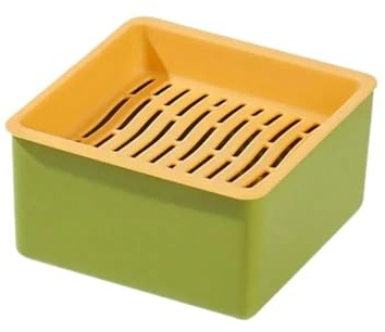 Aerensic Nursery Tray Seed Germination Tray Cat Grass Growing Layered Feline Soilless Convenient Cat Grass 4 Styles Pet Supplies(S green)