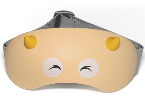 BeSokar Massager pour Yeux Enfant – 2 Modes avec Annonce Vocal, Musique Intégrée, Lumière Verte 3D, Connexion Bluetooth & Compression Chaud pour la Protection Visuelle Bébé​​
