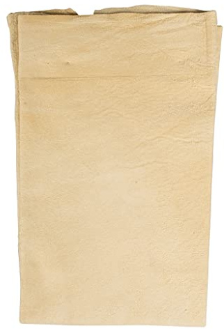 Turbocar - Peau chamoisée Voiture - Peau chamoisée Naturelle - pour sécher Pare-Brise, vitres et carrosseries après Le Lavage - Evite Toute Trace de calcaire - Dimensions: 26 x 37 cm - 100% Naturelle