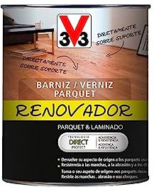 V33 BARNIZ RENOVADOR PARQUET & LAMINADOS BRILLANTE INCOLORO 0,75L