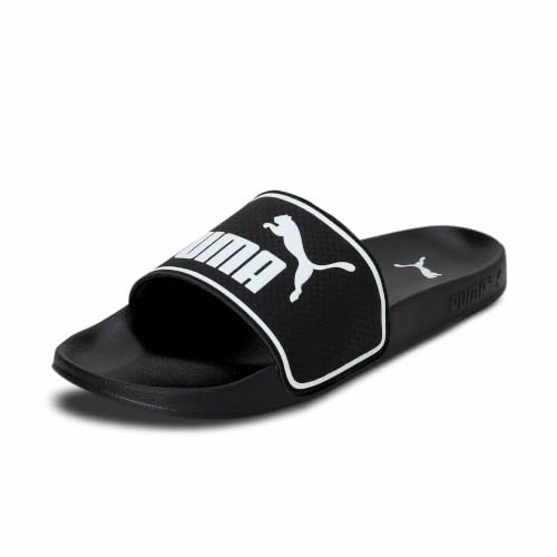 PUMA Unisex Leadcat 2.0 Slide Sandal, Pumasvart Puma Vit, 46 EU