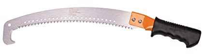 TerCasa® Sega da potatura per manico telescopico, testa utensile per lavori in luoghi lontani, lunghezza lama 36 cm, lama in acciaio inox, per lavori di ramificazione e cura degli alberi