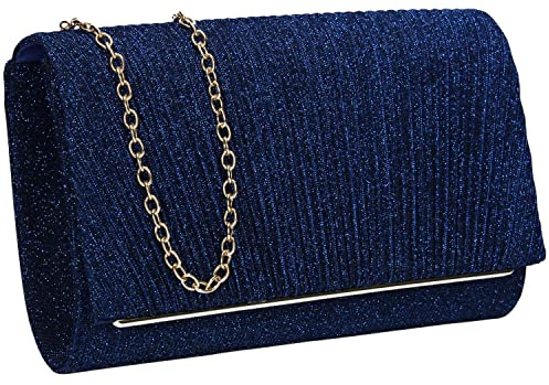 SwankySwans Damen Amy Clutch-Tasche, königsblau