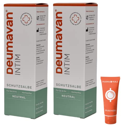 Deumavan intim Schutzsalbe I neutral I 2x 125ml Sparset I plus PharmaPerle giveaway