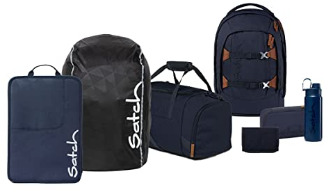 satch Pack Kollektor Edition Schulrucksack Set 7tlg. (Nordic Blue), M