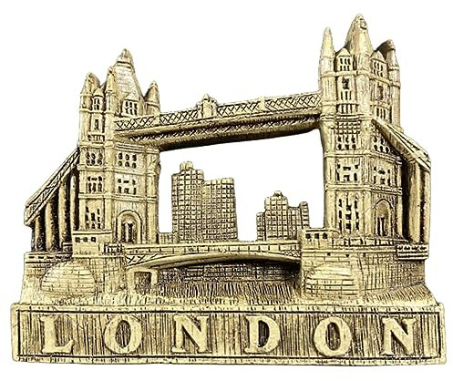 Kühlschrankmagnet, Motiv: Tower Bridge, London, England, Großbritannien, 3D, Reise-Souvenir, Kühlschrankdekoration, Magnetaufkleber, Bastel-Kollektion