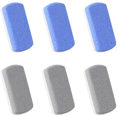 minkissy 6stücke Fußschrubber Aus Bimsstein Fußhauttrimmer Zum Entfernen Von Hornhaut Fußreibestein Für Pediküre Und Sohle Peeling Einfach Zu Bedienen
